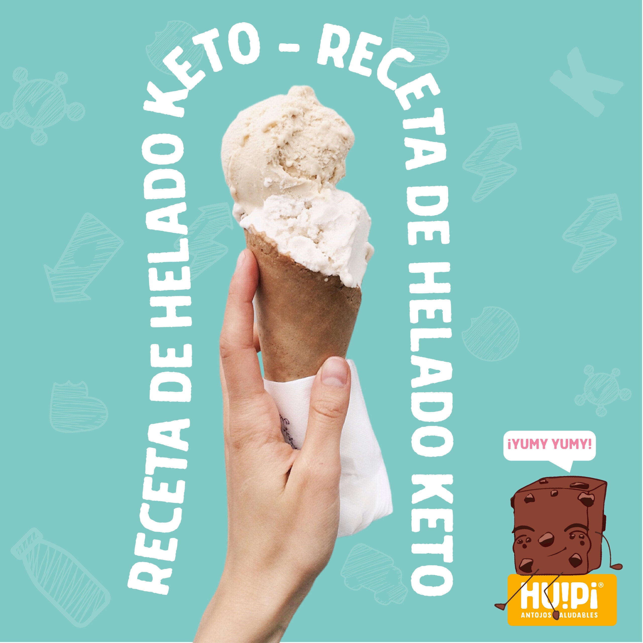 receta helado keto