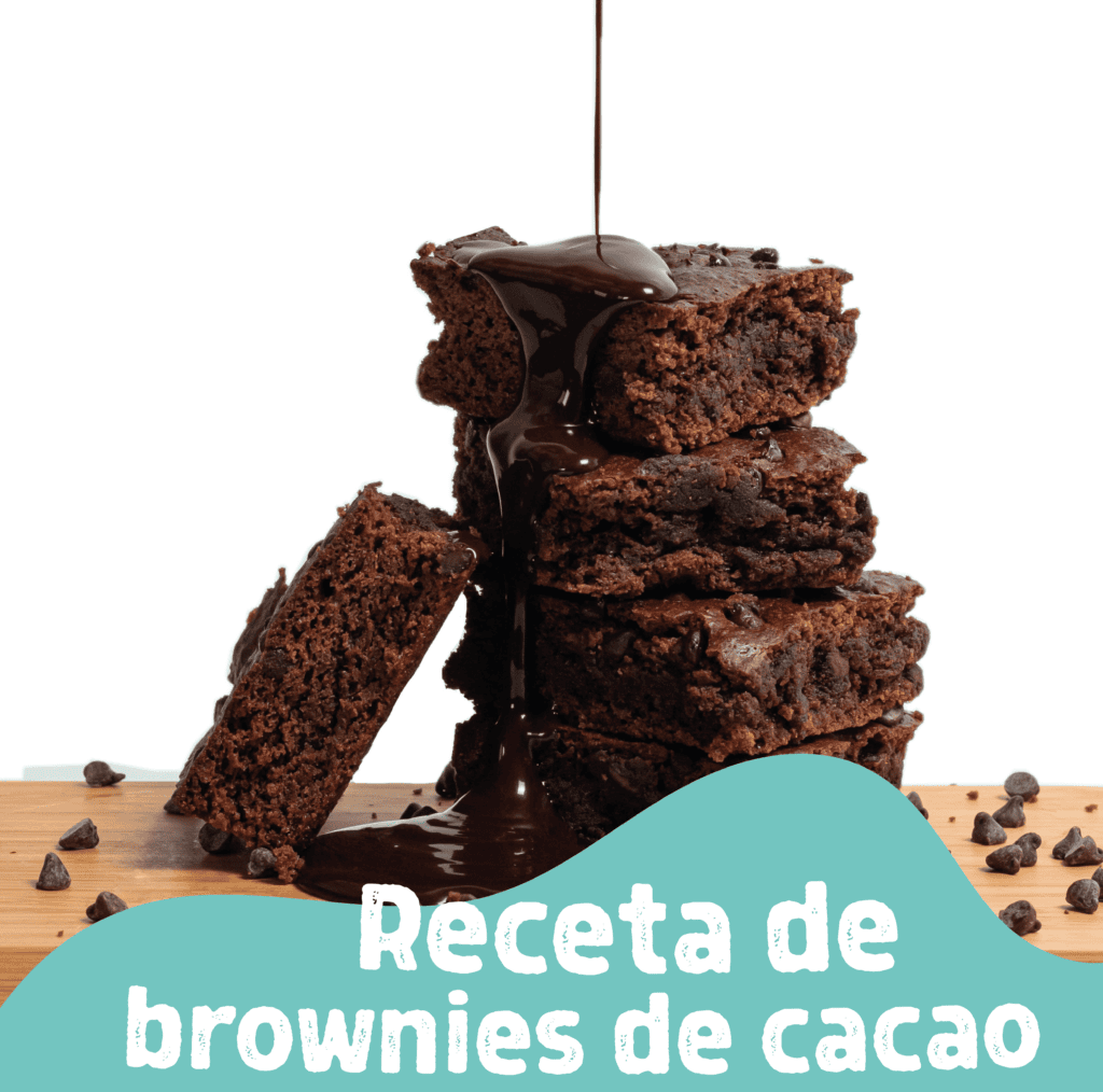 receta de brownies de cacao